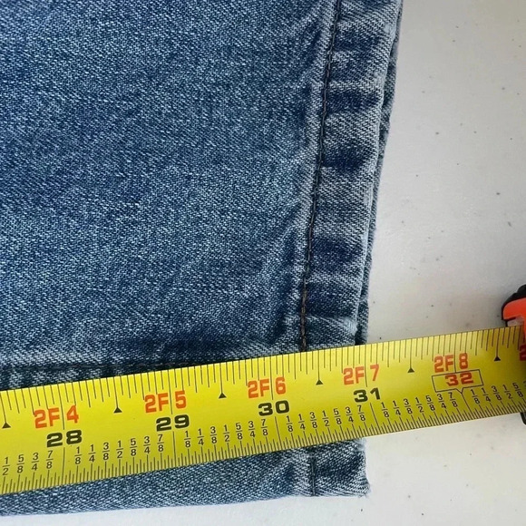 VINTAGE Lee mom jeans 80’s butt No Pocket Elastic High Waist 30x31” 14M EUC 0195 - Picture 6 of 10